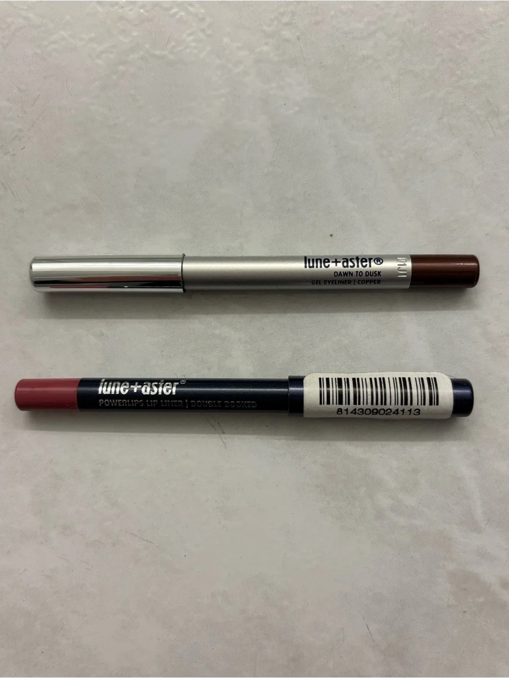 New Lune+Aster Gel Eyeliner and lip liner Pencil Samples